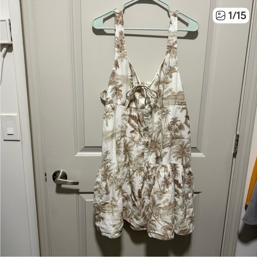 Tropical Print Dress American Eagle